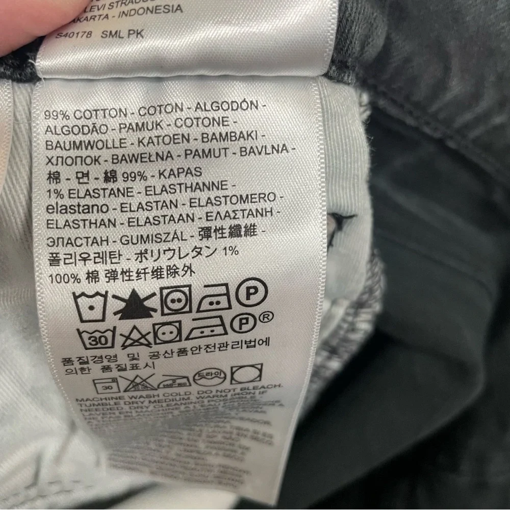 Levi’s men’s 511 slim fit jeans black size 33/34*